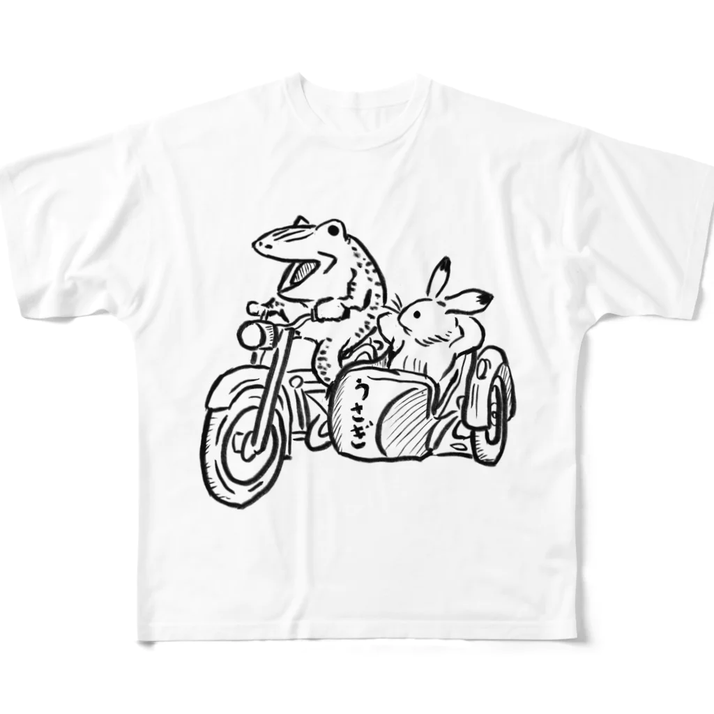 fujinosukeのバイク フルグラフィックTシャツ