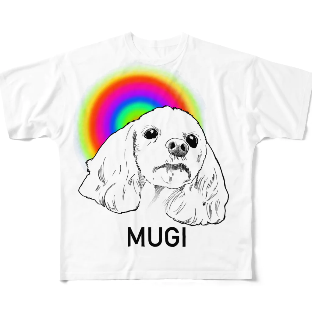 タイピソのMUGI All-Over Print T-Shirt