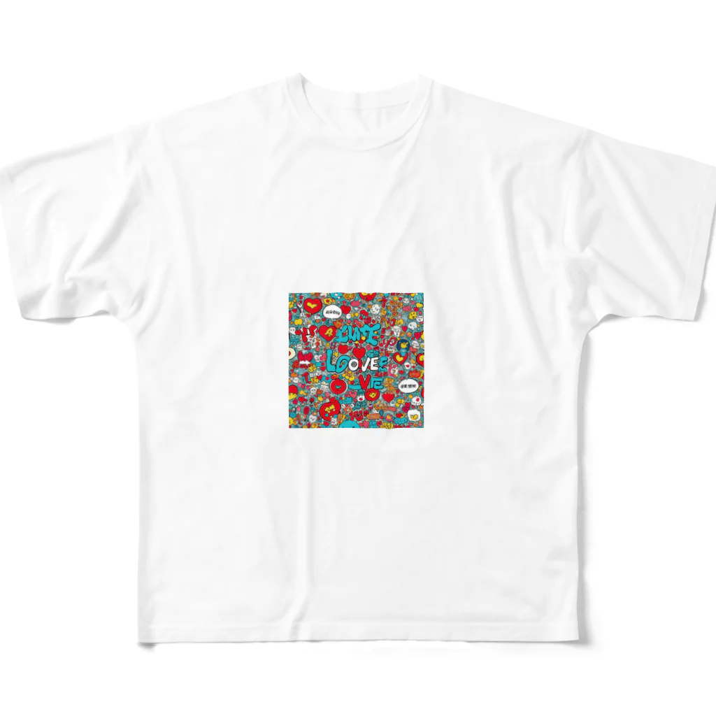 江戸川のらぶり All-Over Print T-Shirt