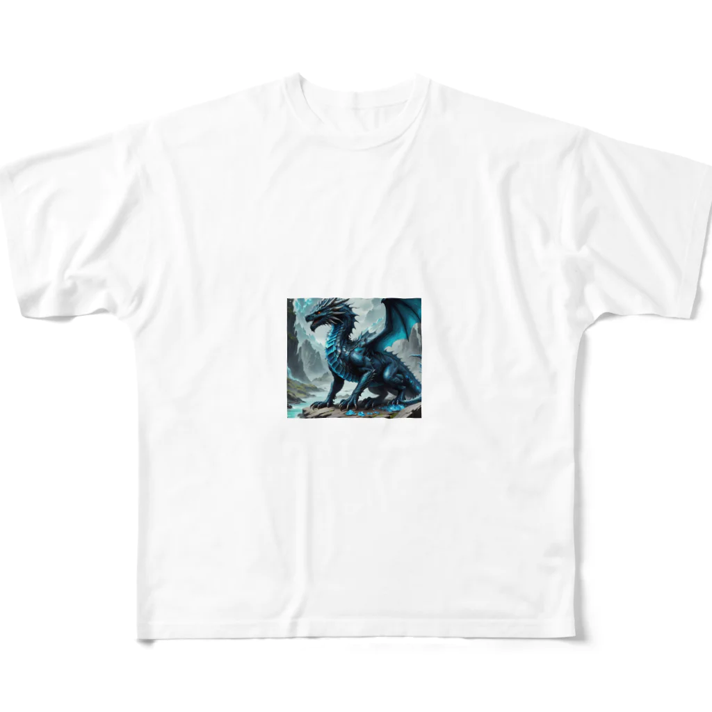 大平直人の鉱物竜 フルグラフィックTシャツ