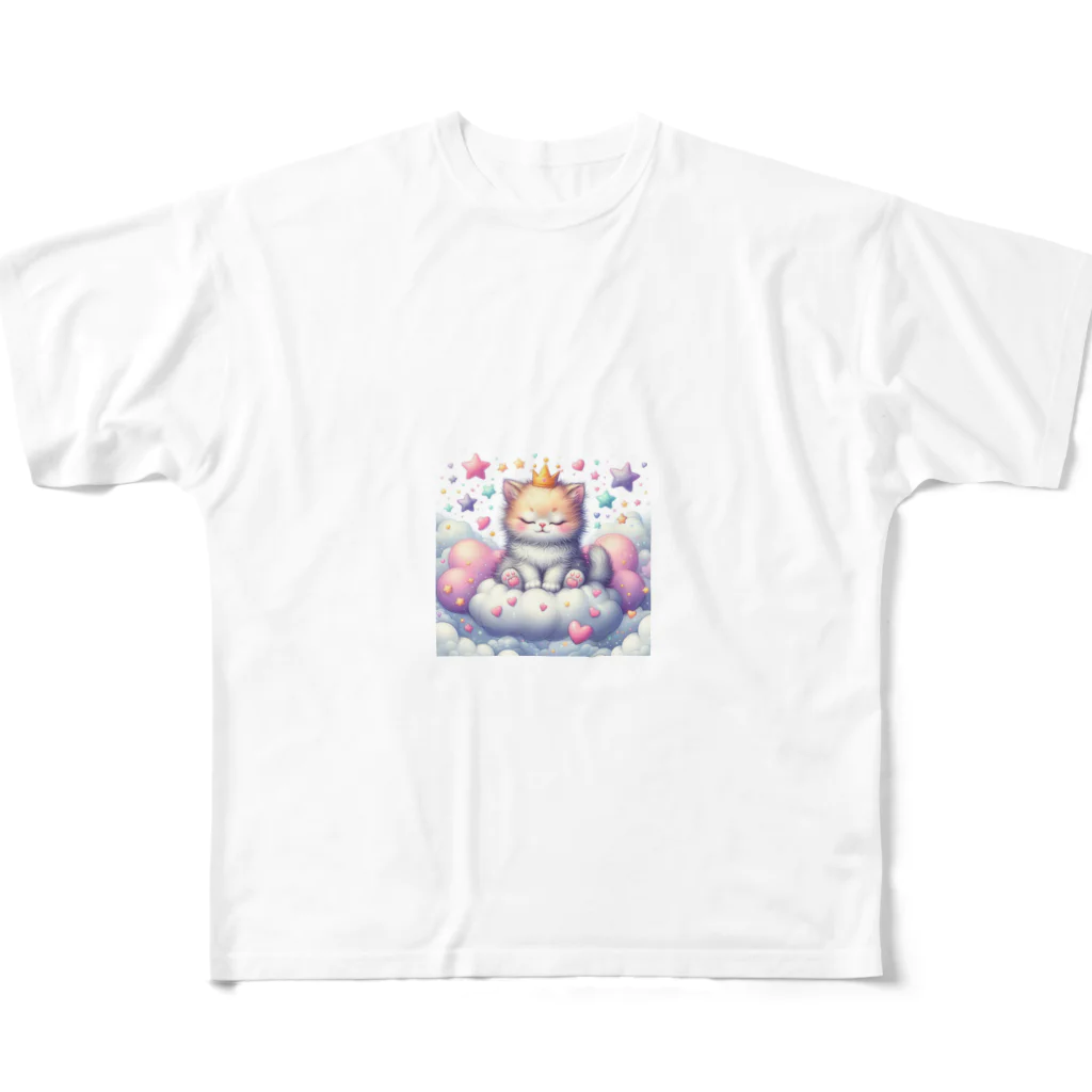 Akiraの猫 フルグラフィックTシャツ
