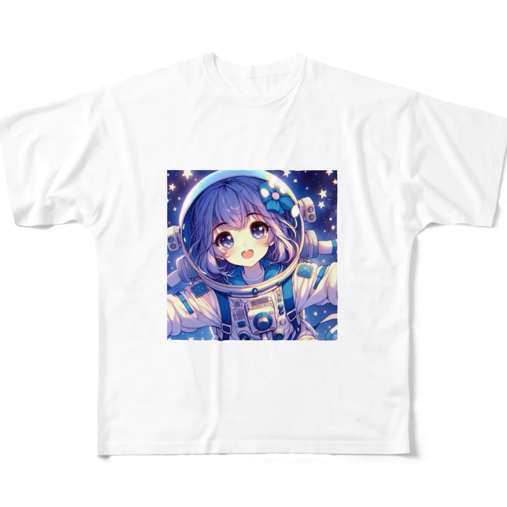 ぷの宇宙ちゃん フルグラフィックTシャツ