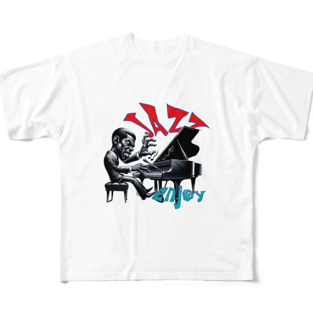 Sachi0625のキーボード・キングダム All-Over Print T-Shirt