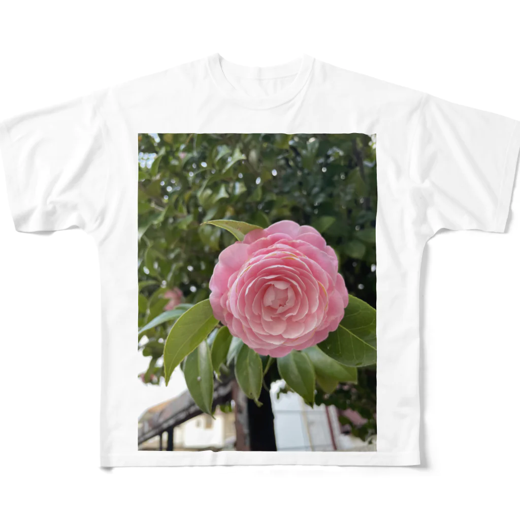 AQUAMETAVERSEの花ブローチ アメジスト2846 All-Over Print T-Shirt