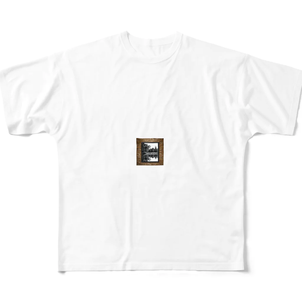 yasuwoのレトロ　風景 All-Over Print T-Shirt