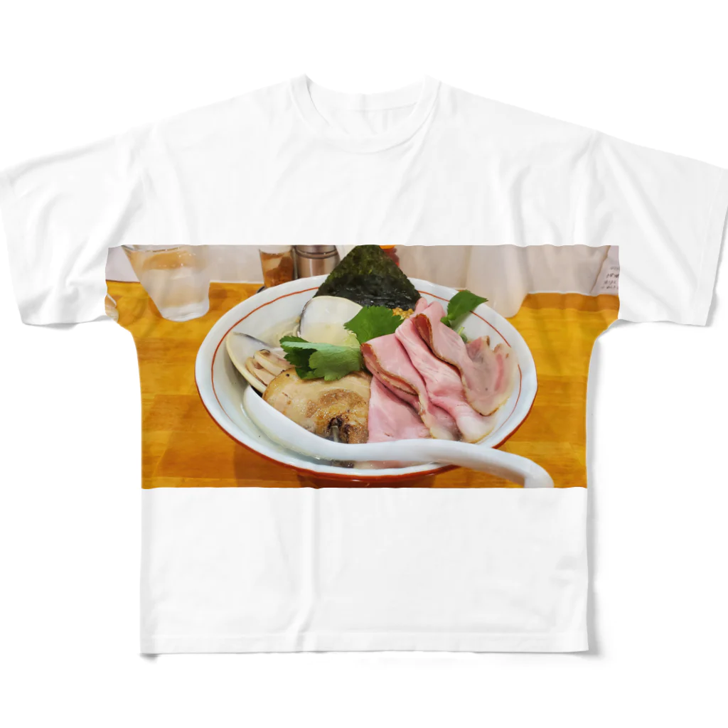 Japanstreetの激うましおラーメン フルグラフィックTシャツ