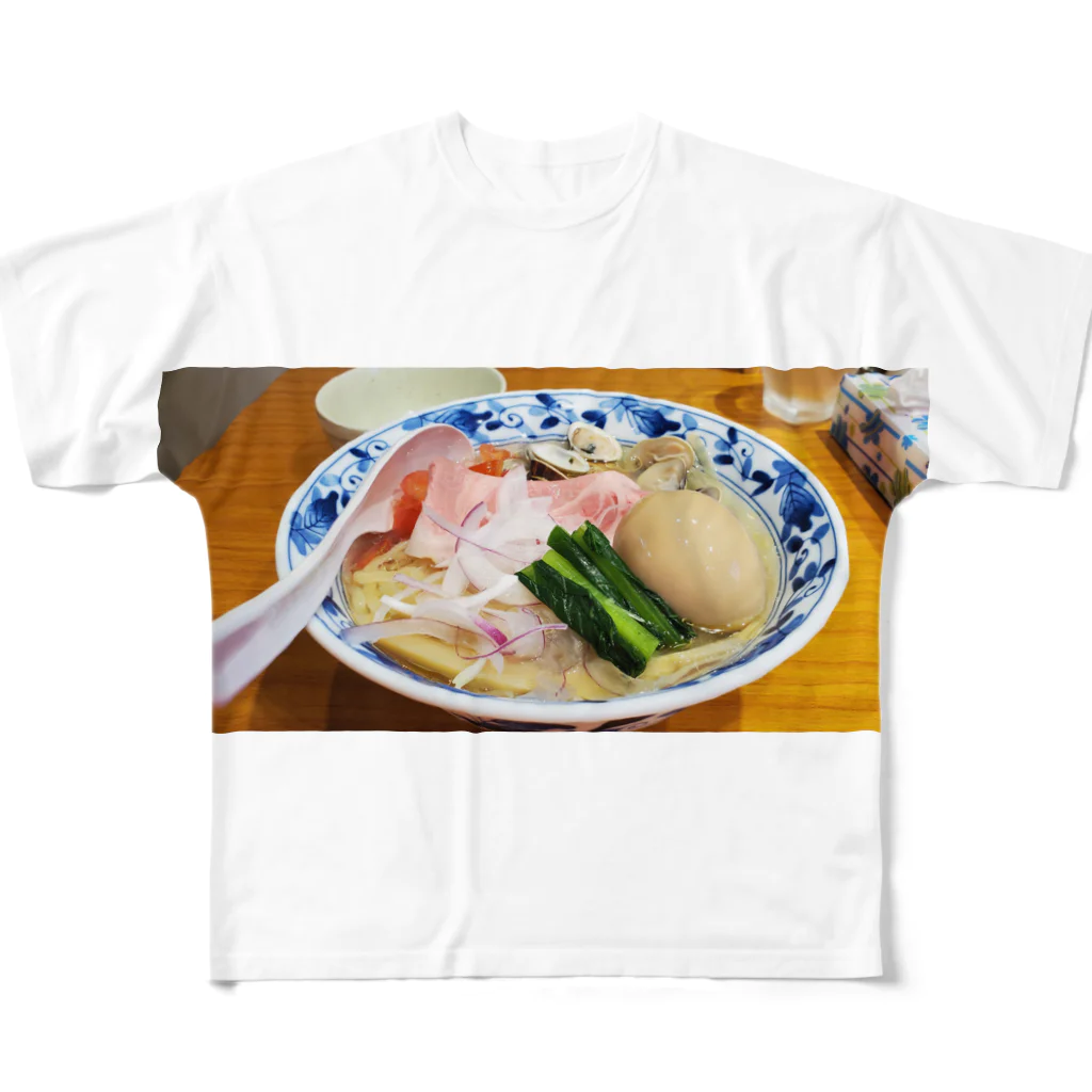 Japanstreetのラーメン　旨い　激うまラーメン　塩味 All-Over Print T-Shirt