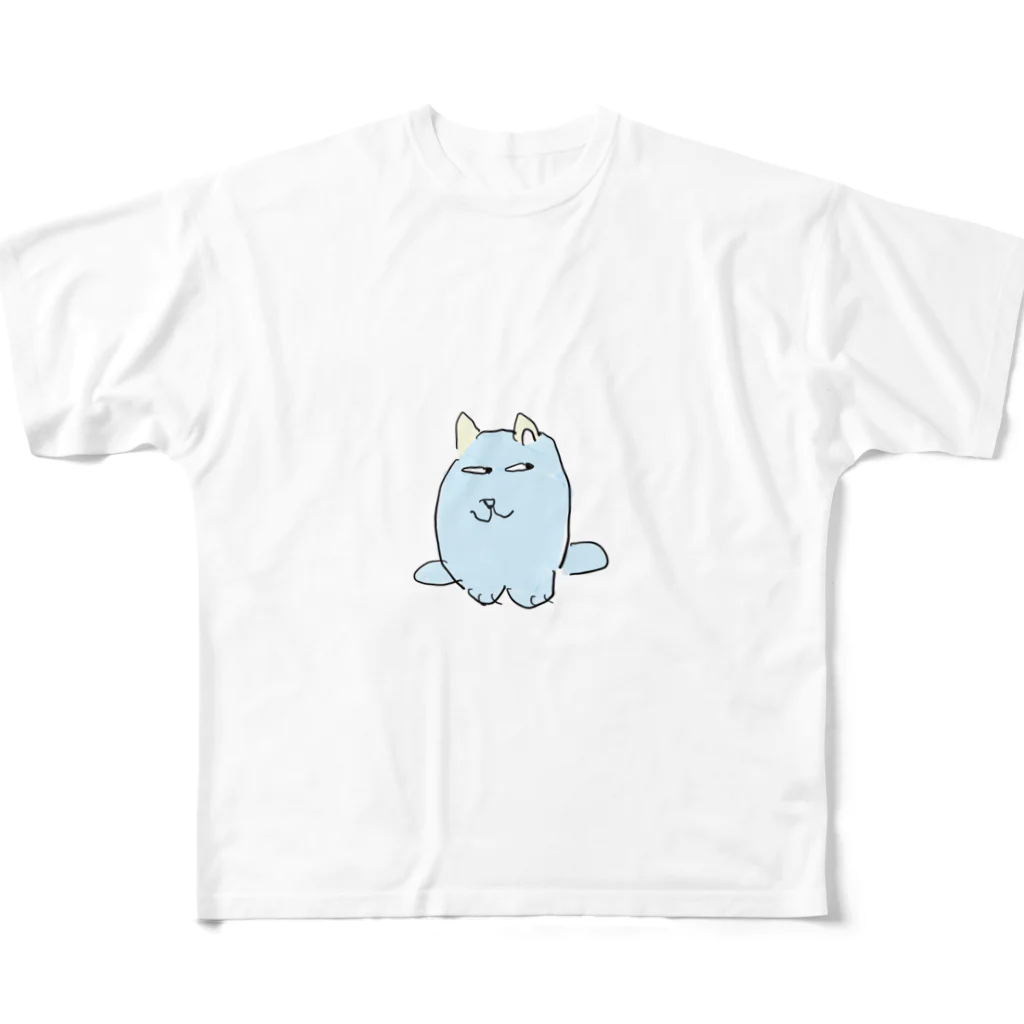 abc villageのじろにゃん フルグラフィックTシャツ