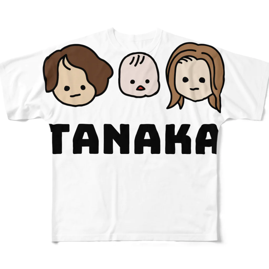 fumiii_designのTANAKA フルグラフィックTシャツ