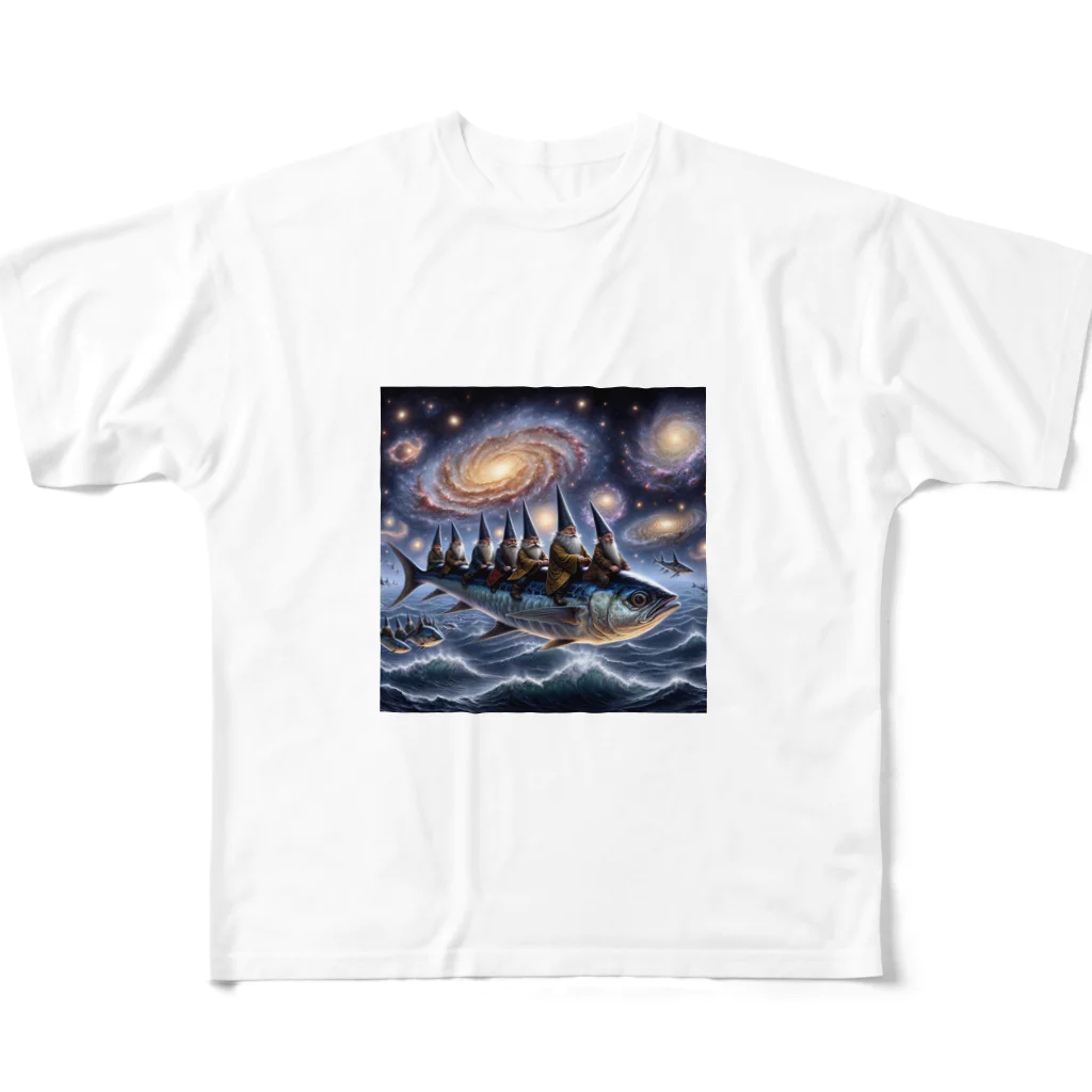 daikoku3の空かける小人たち All-Over Print T-Shirt