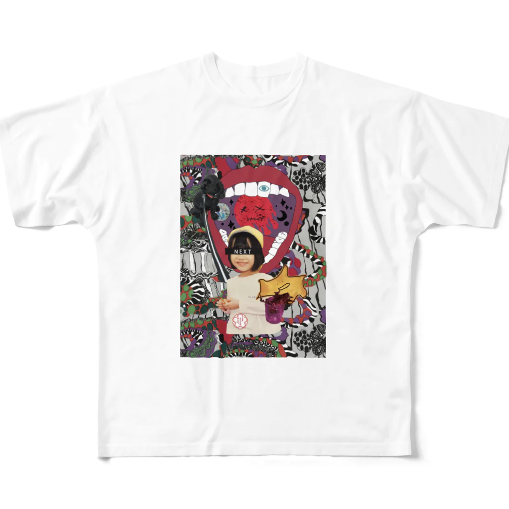 金剛のohitochang no T-shirts フルグラフィックTシャツ