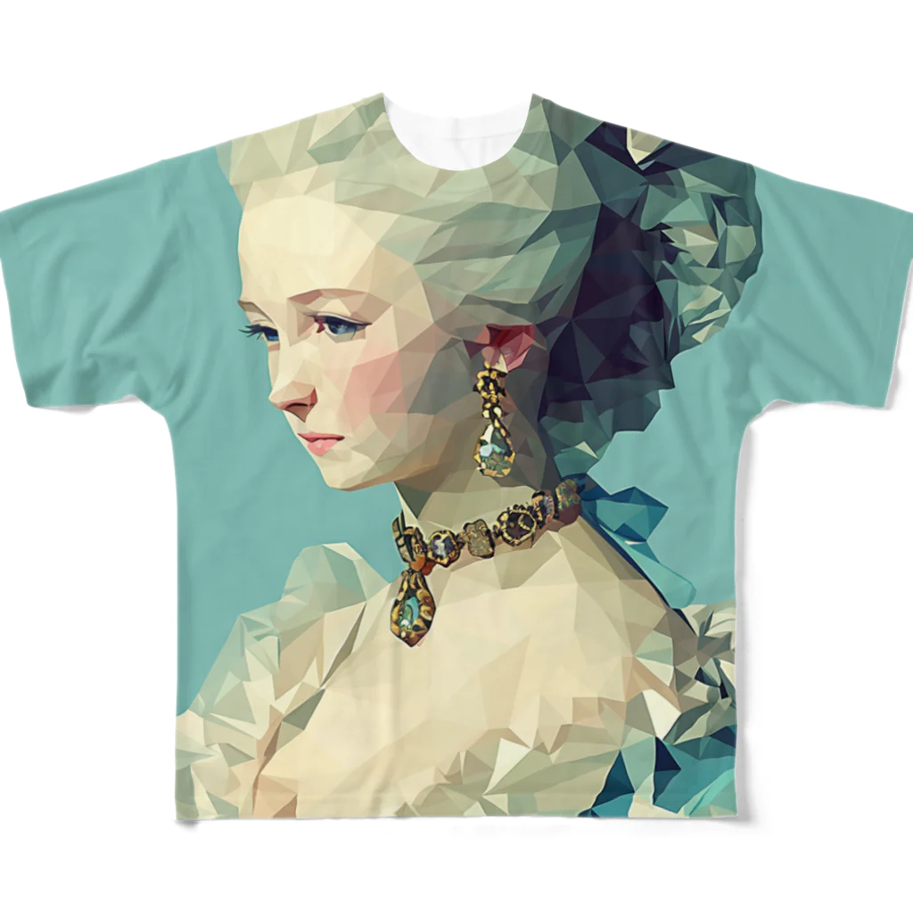 AQUAMETAVERSEの高貴な王妃　#1  Tomoe bb 2712 All-Over Print T-Shirt