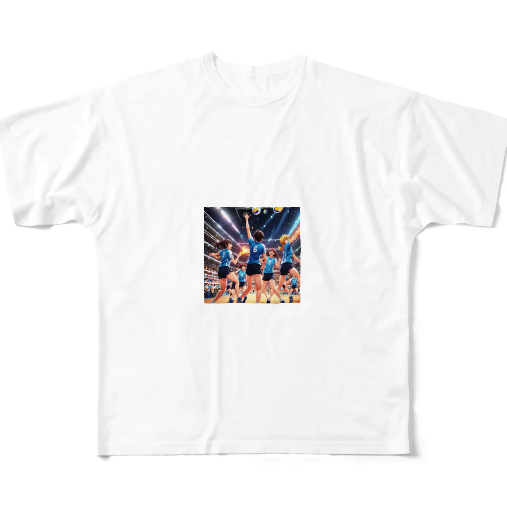 しんすけのバレーボール All-Over Print T-Shirt