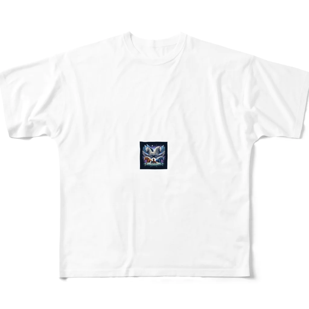 かぃっぷの強馬 All-Over Print T-Shirt