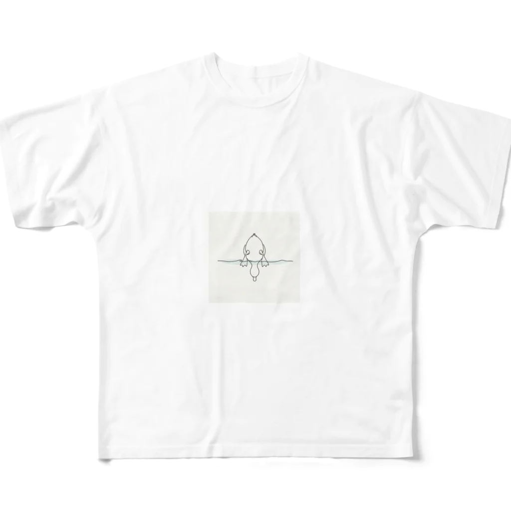 sotoasobiのsotoasobi -diving duck- フルグラフィックTシャツ