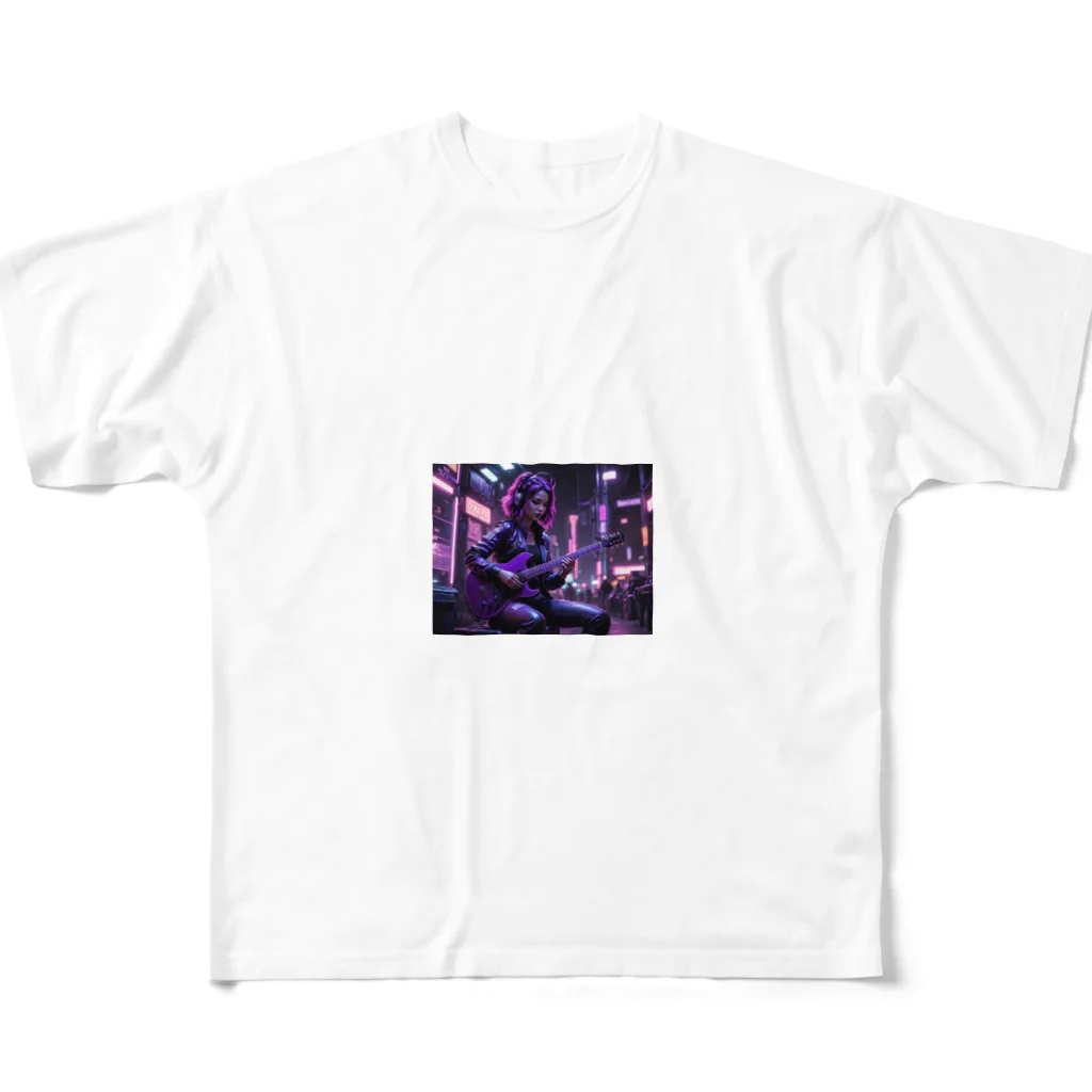 エンムスビのバンドガール All-Over Print T-Shirt