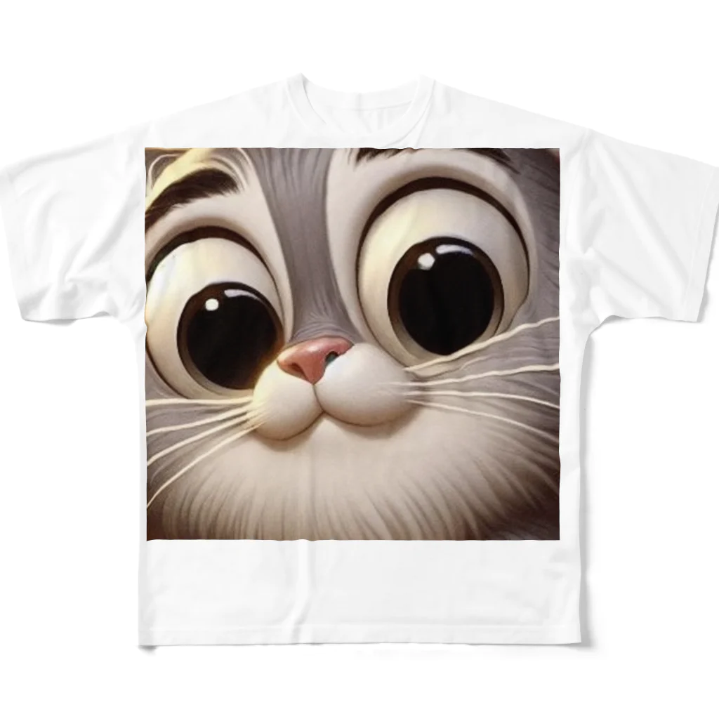 ビギニングストアの猫 All-Over Print T-Shirt