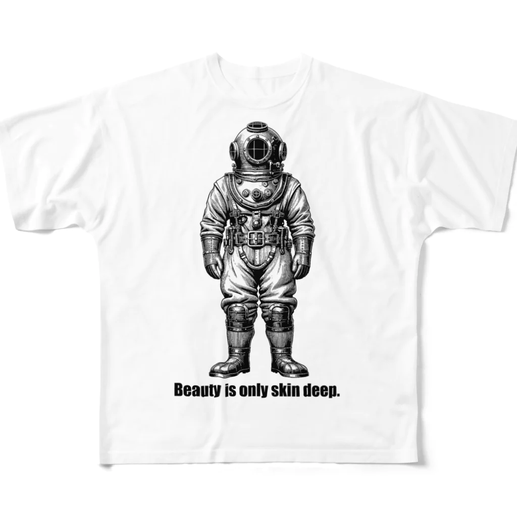 UNA　GOCCIA　　　　　　（ウナゴッチャ）の潜水服 フルグラフィックTシャツ