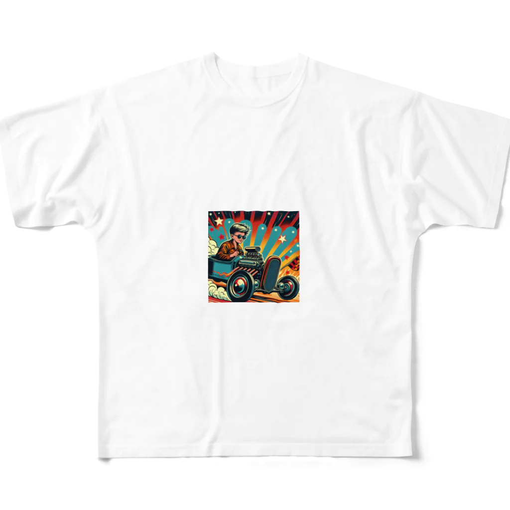 kenken,usのホットロッド All-Over Print T-Shirt