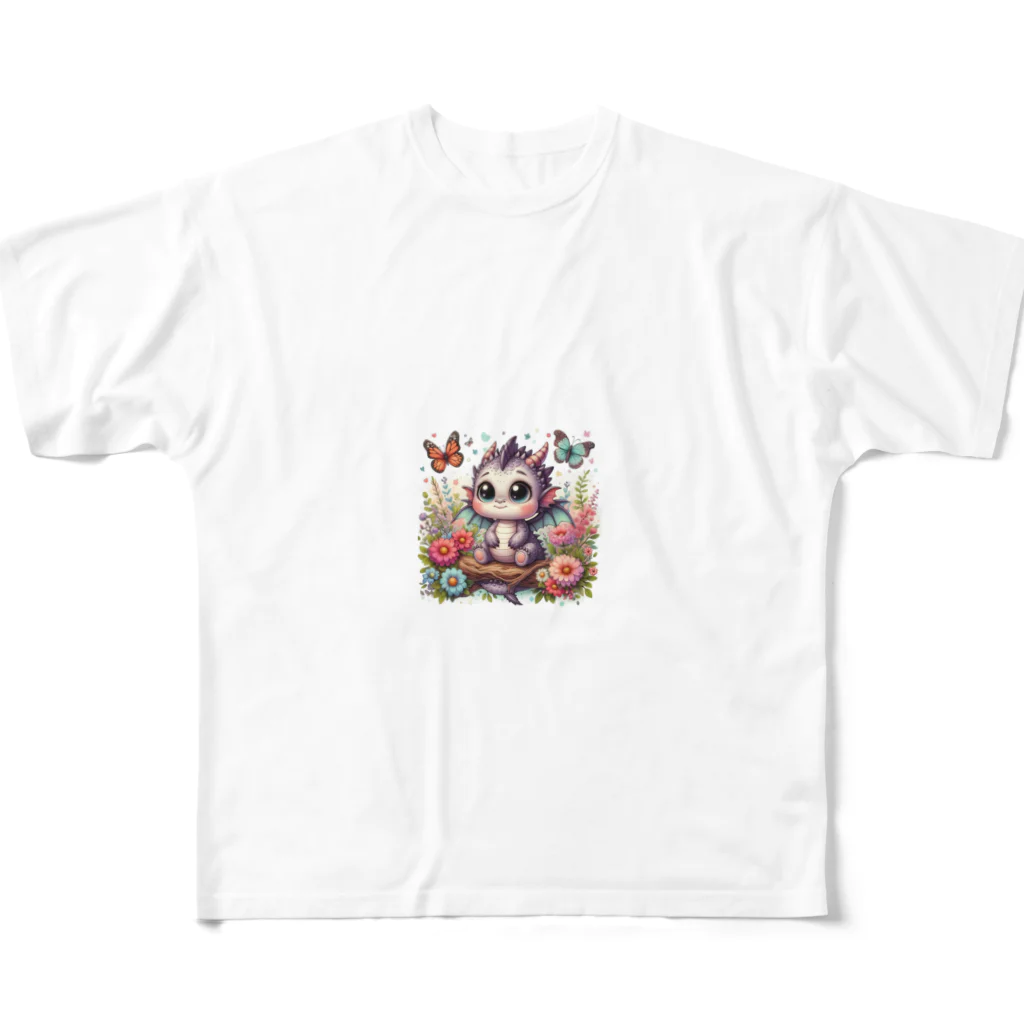 正龍のCute3龍我ryuga フルグラフィックTシャツ