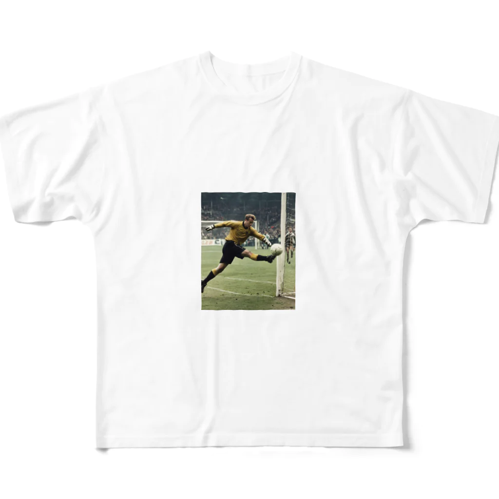 TERACHAUのFOOTBALL フルグラフィックTシャツ