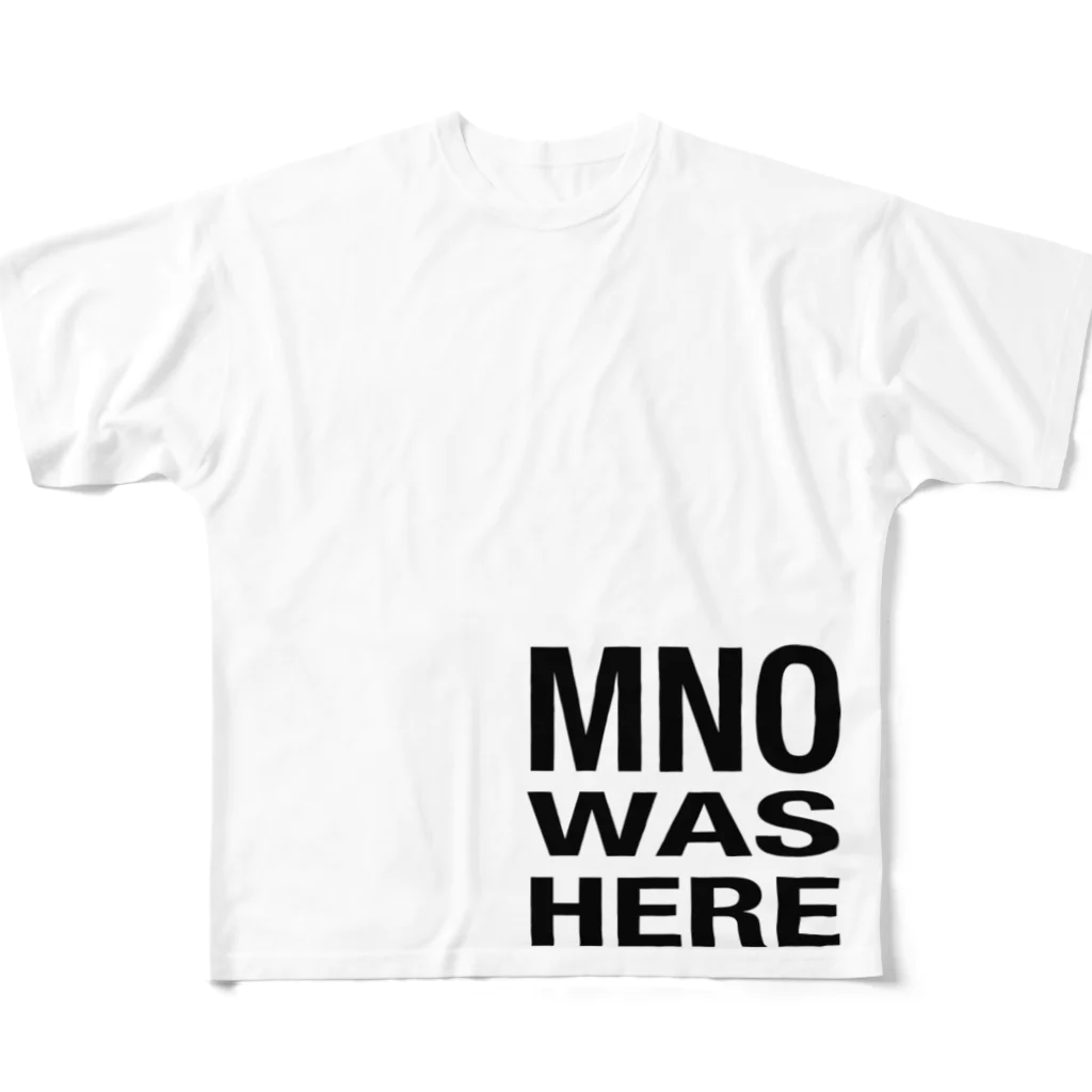 ゴリーメイソンのMuneo WAS HERE フルグラフィックTシャツ