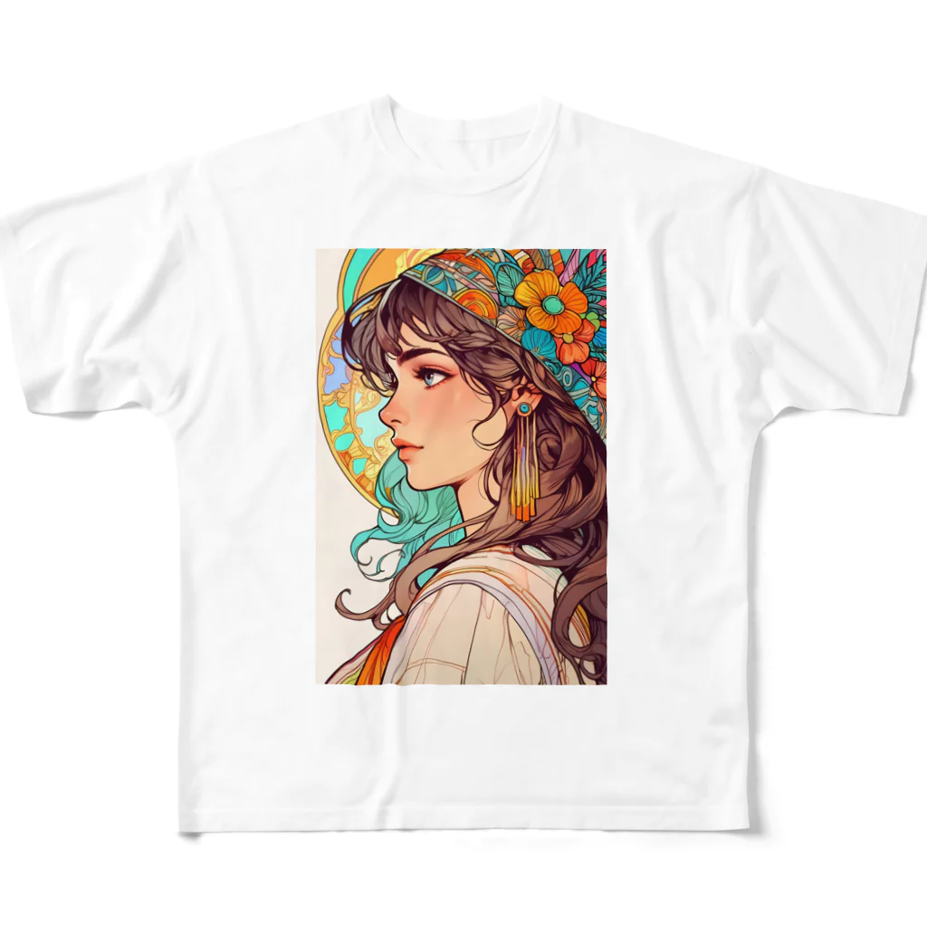 AQUAMETAVERSEのアメジスト姫 アメジスト 2846 All-Over Print T-Shirt