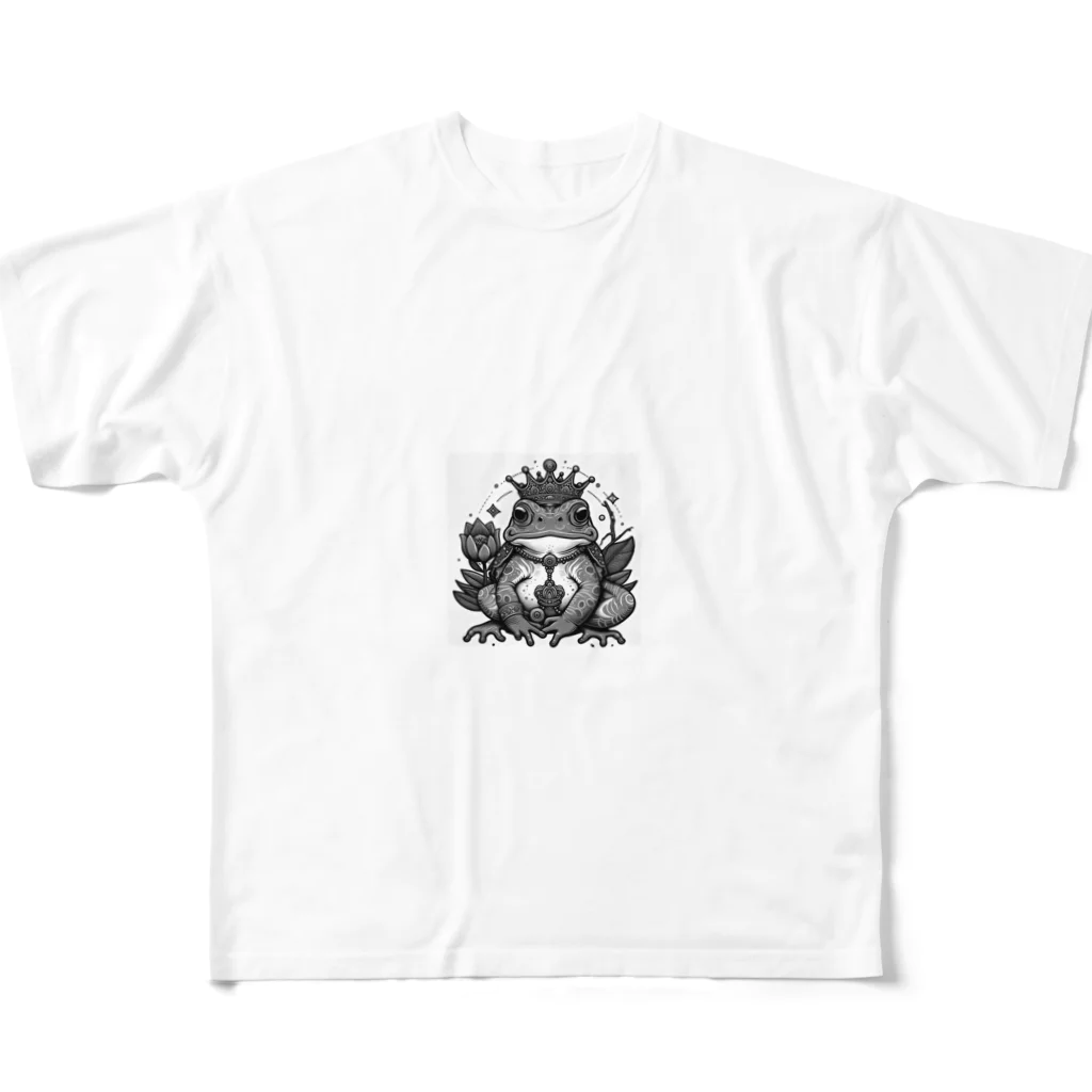 パトチャンネルのKING OF TOAD ヒキガエルの王 All-Over Print T-Shirt