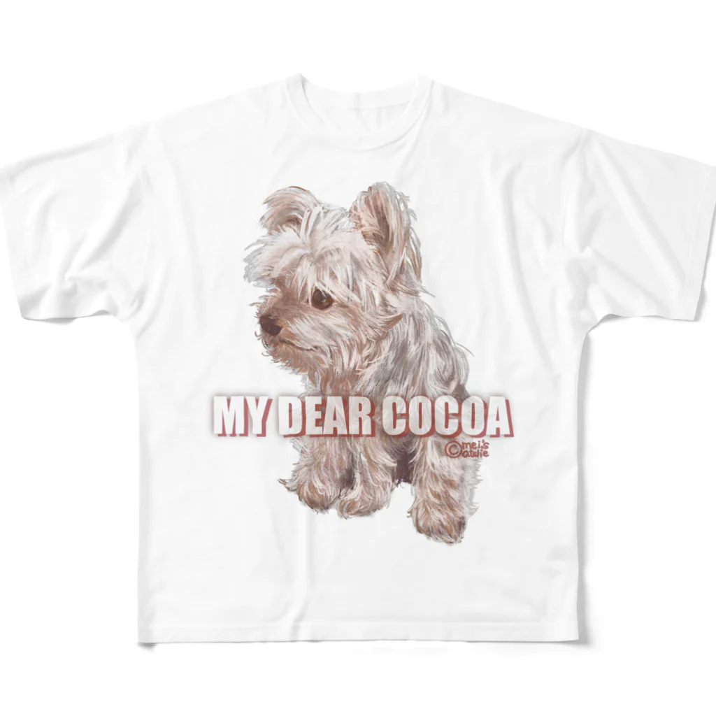 mei’s_atelier_shopのYorkie  フルグラフィックTシャツ