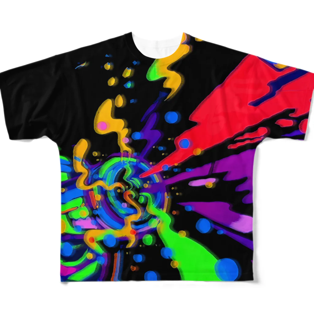 sayuri_yoshiokaのbusyaaaaaaaaaaa All-Over Print T-Shirt