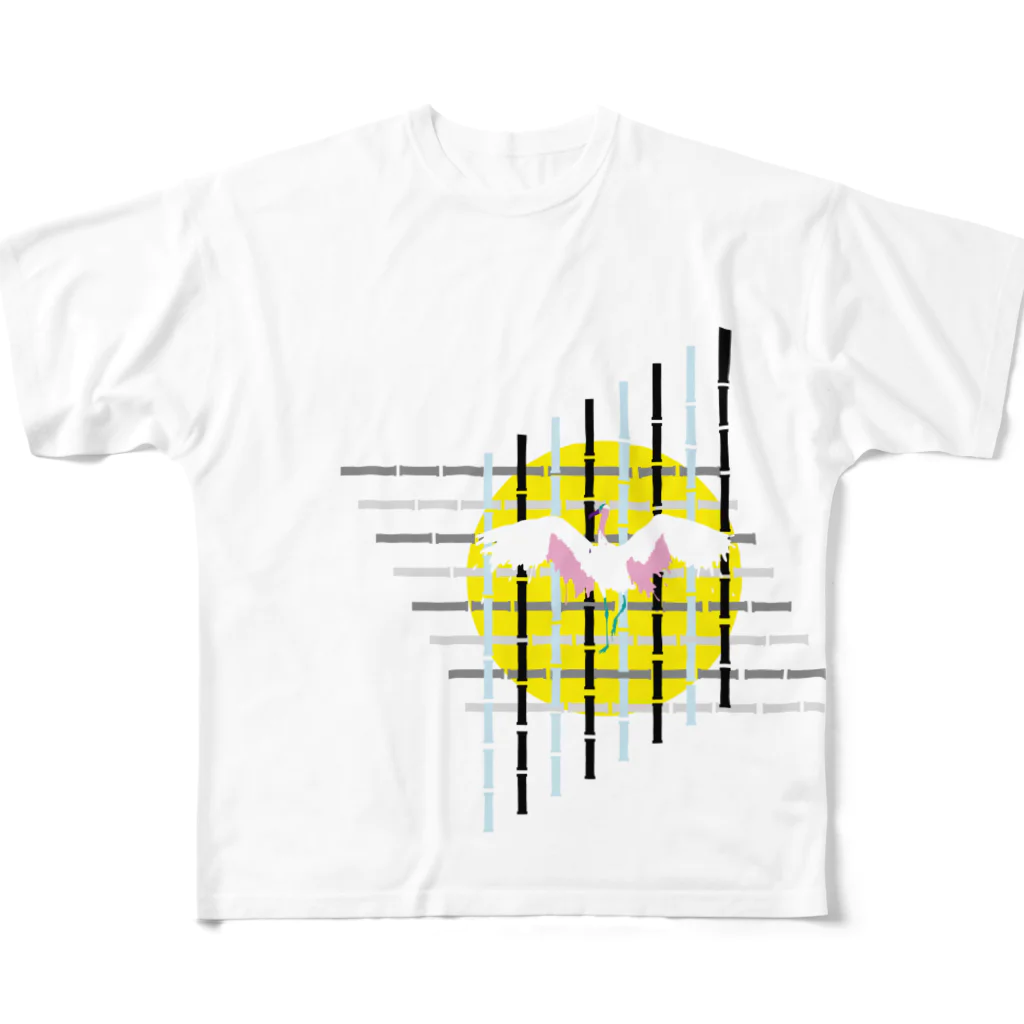 Dosumiの竹取包囲網 フルグラフィックTシャツ