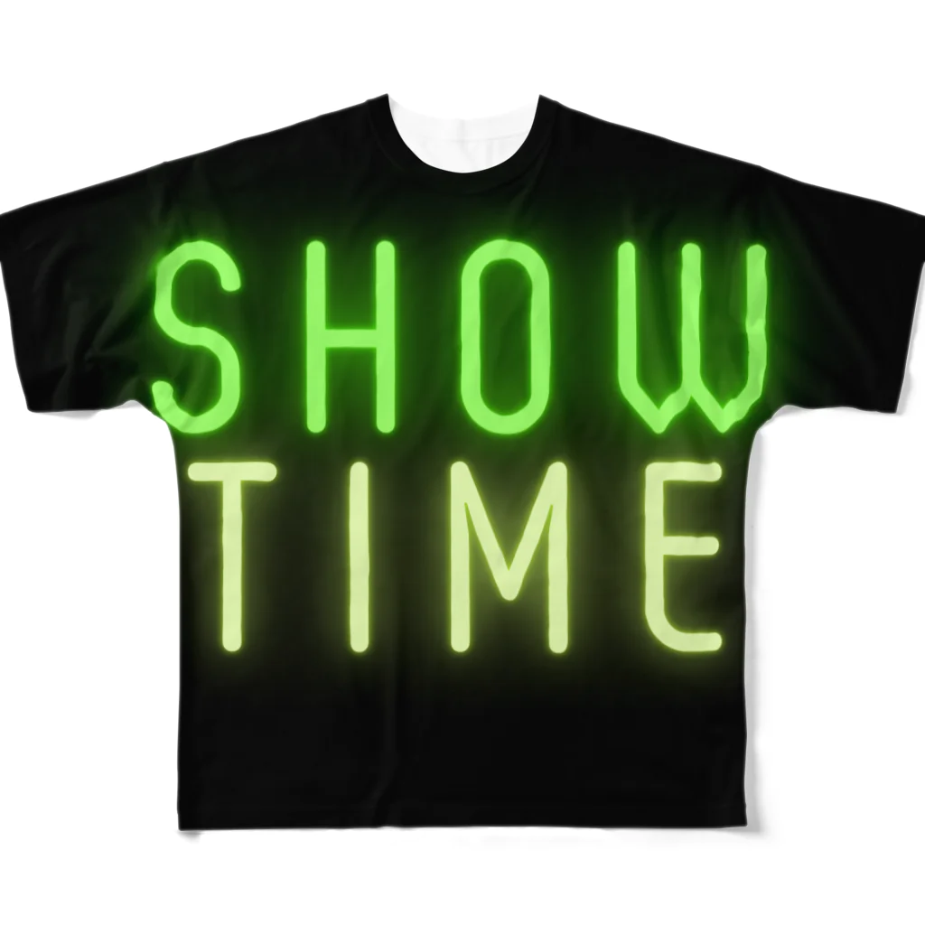 ウェブエンパイアのSHOW TIME（ショータイム） フルグラフィックTシャツ