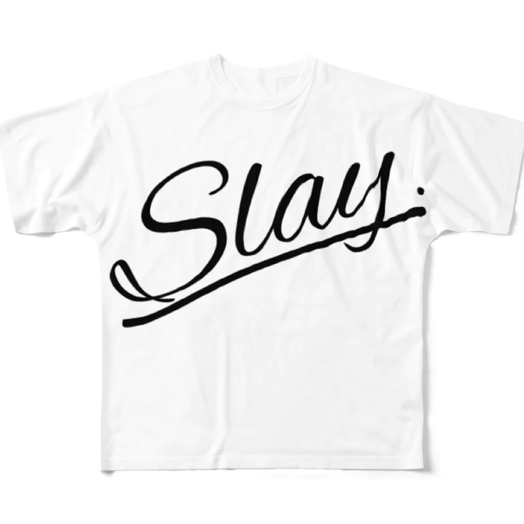 SlayのSlay フルグラフィックTシャツ