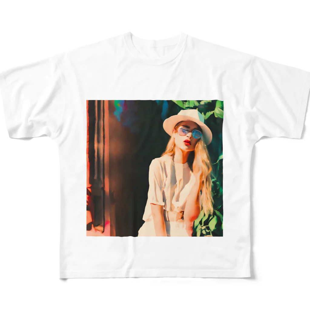 halpeeのgirl１ All-Over Print T-Shirt