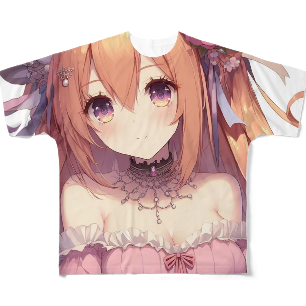 たかひーろの桃花姫 フルグラフィックTシャツ