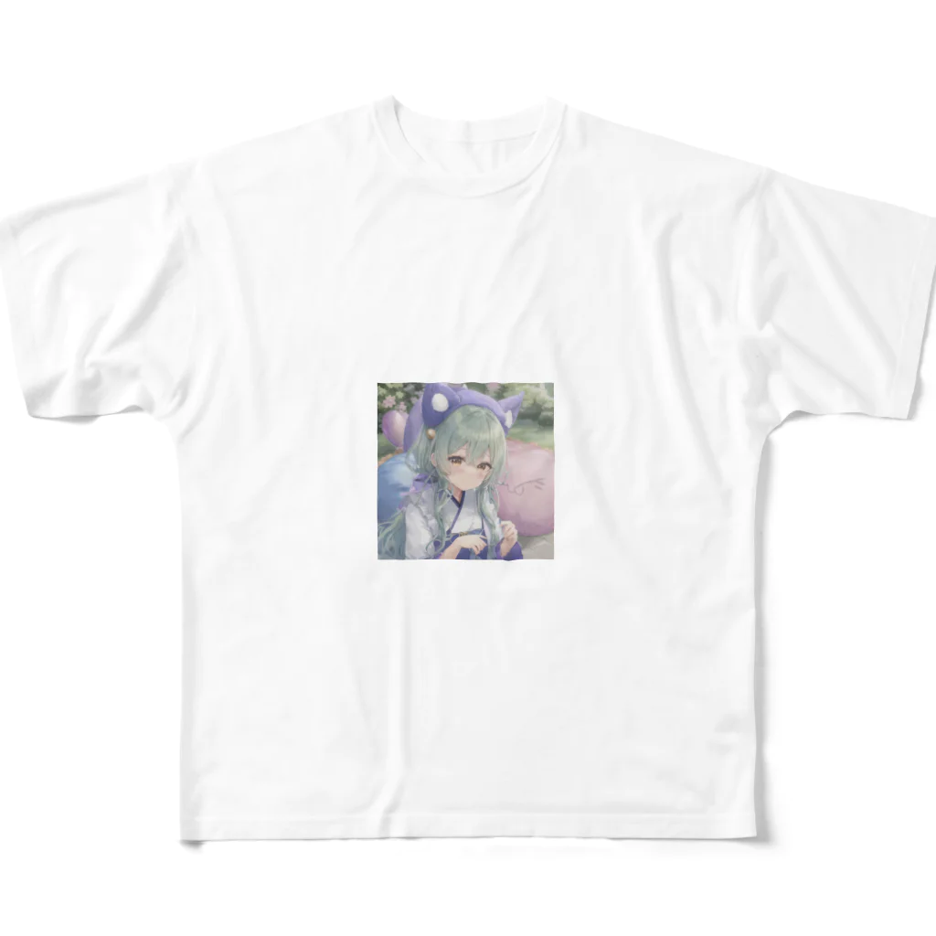 いよさんの楓ちゃん (kaede) フルグラフィックTシャツ