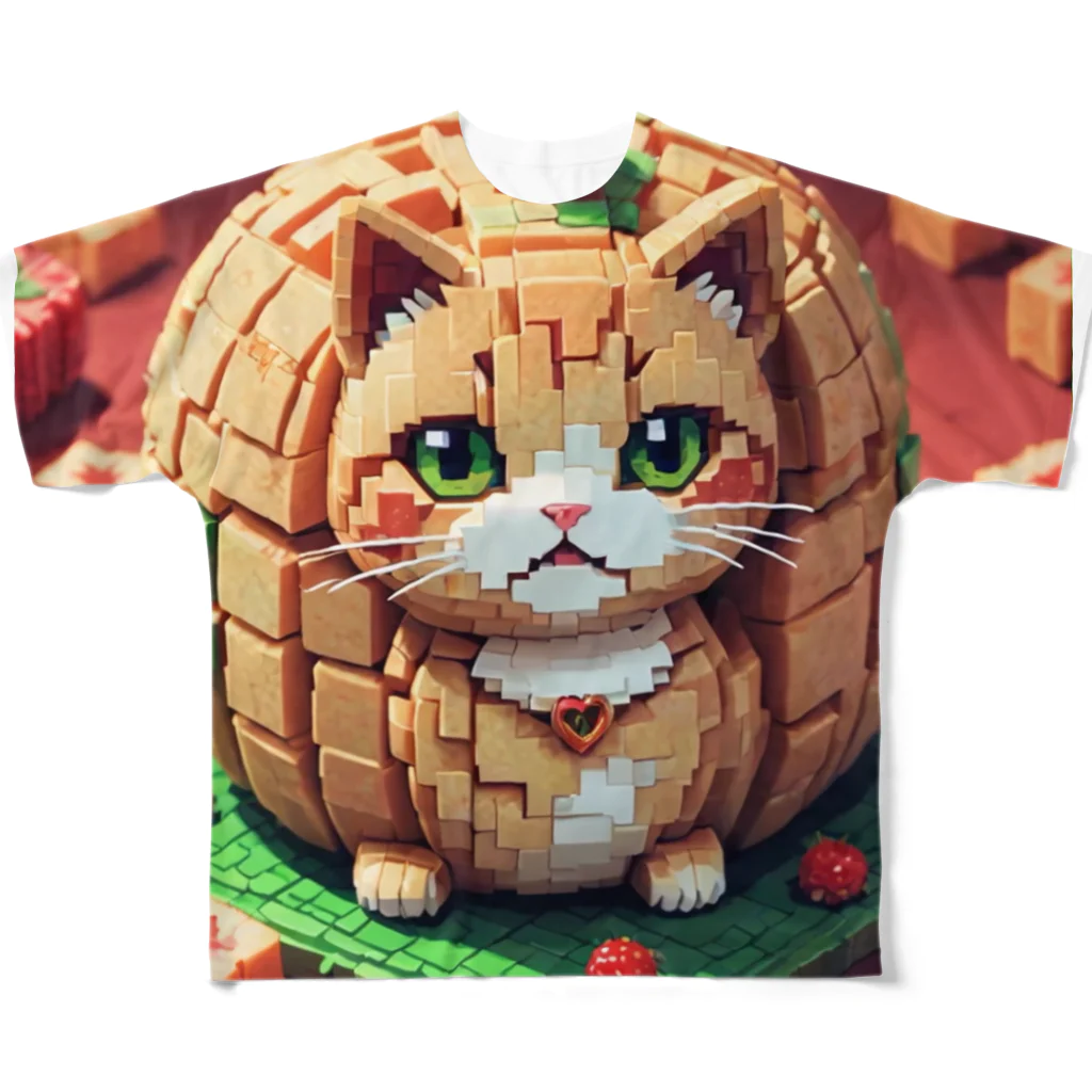 メロンパン猫のメロンパン猫 All-Over Print T-Shirt
