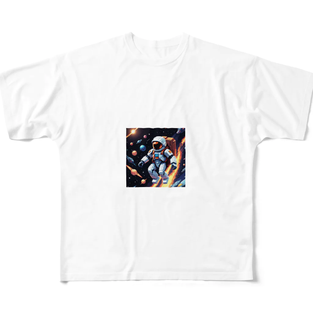 kawadai_の宇宙を旅している勇者 All-Over Print T-Shirt