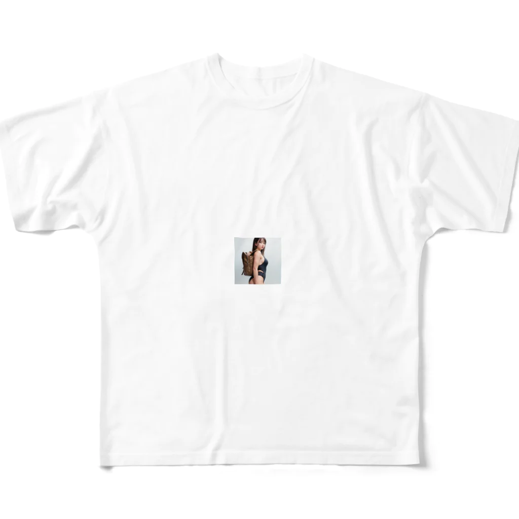 inoken_のスク水美女 All-Over Print T-Shirt