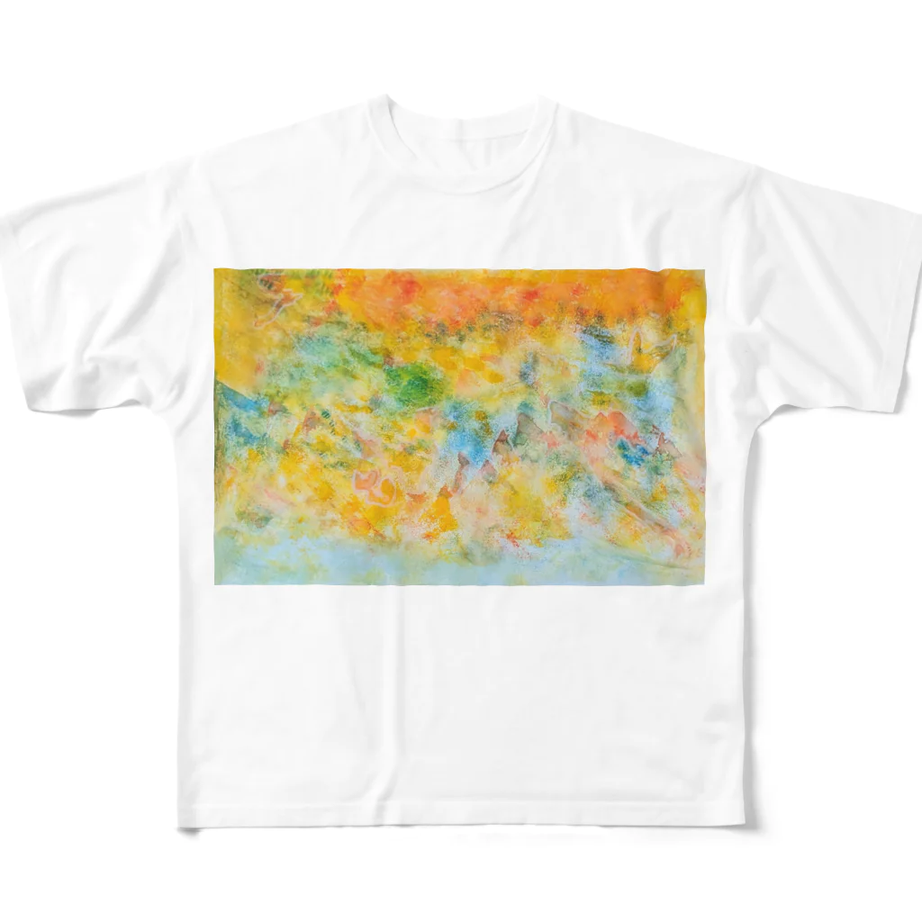 幻想世界のイルサンモンターニュ꒰幻影の山꒱ All-Over Print T-Shirt