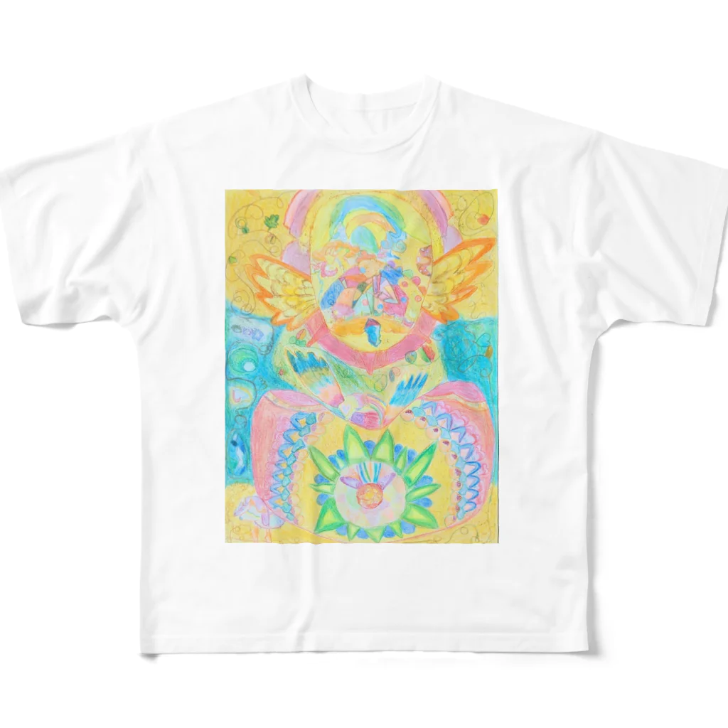 幻想世界の愛の始まり(ハートver.) フルグラフィックTシャツ