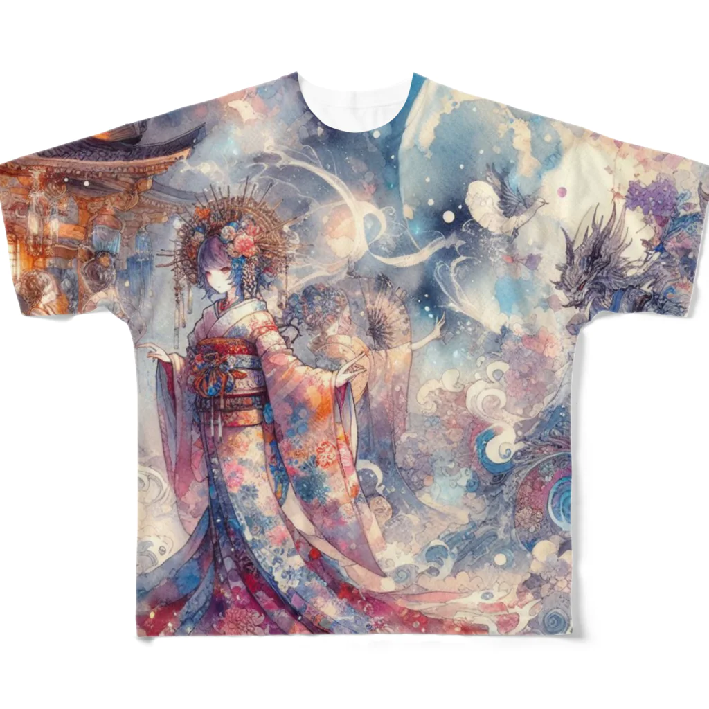 momonekokoの魅惑の天女 All-Over Print T-Shirt