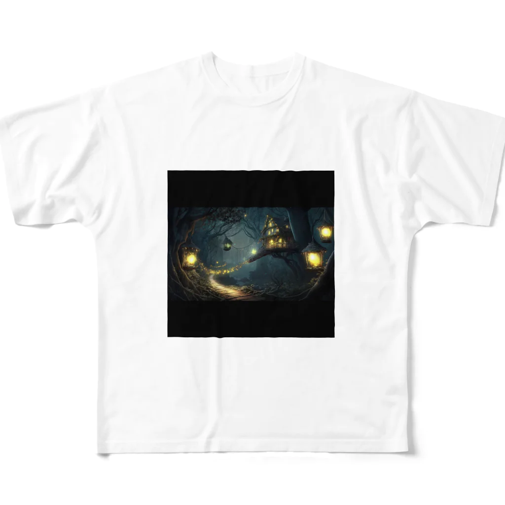 forget_me_not0108の幻想的な夜 All-Over Print T-Shirt