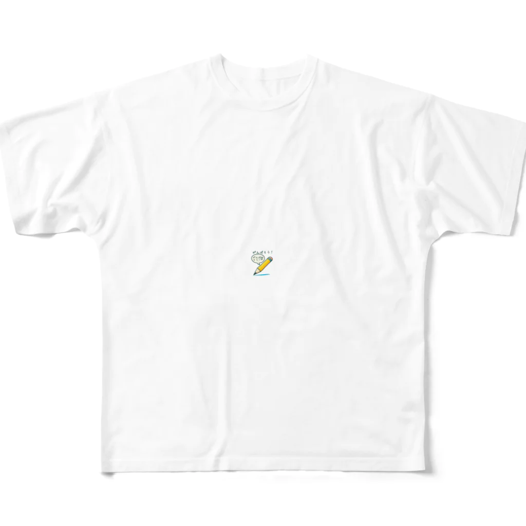 amijakoの日常を彩る文房具スタンプ！ All-Over Print T-Shirt