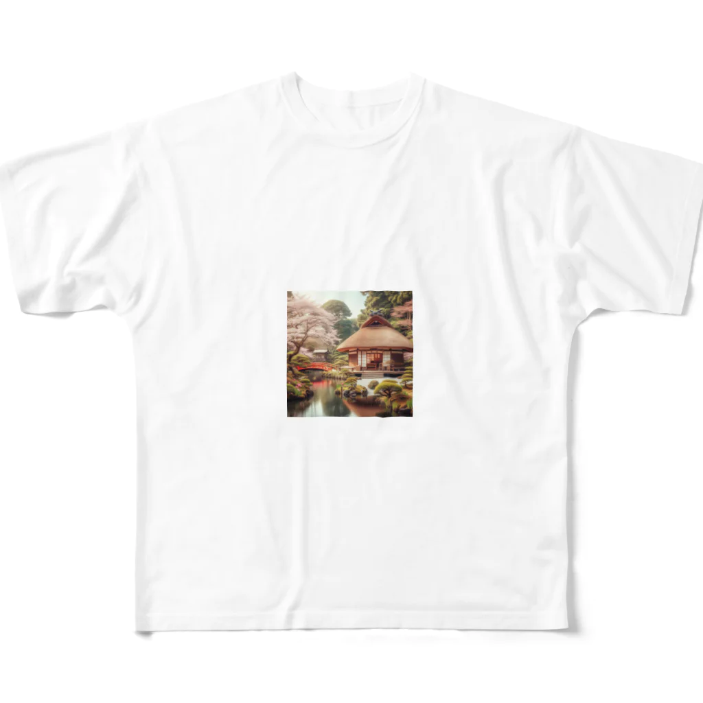 めろんグッズの日本の景色 All-Over Print T-Shirt