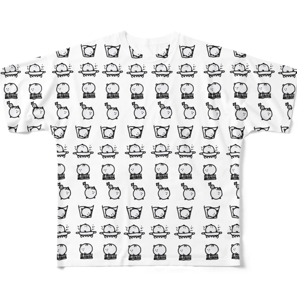 ぷえ店のシロハム・ヘル All-Over Print T-Shirt