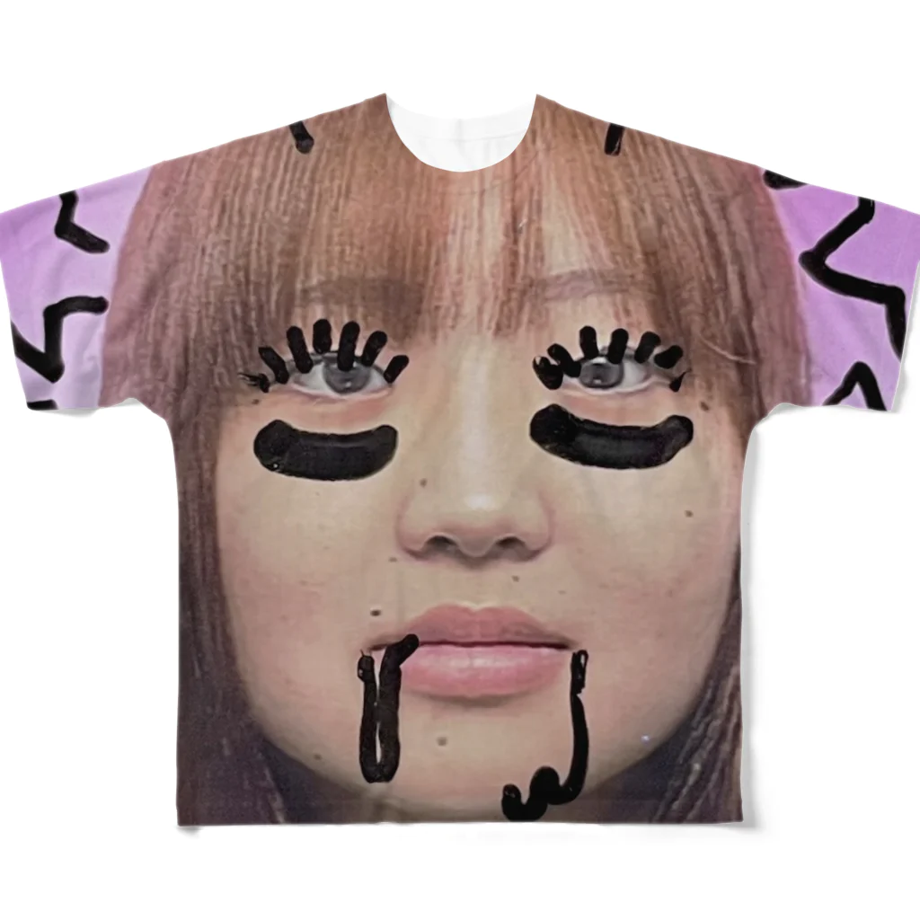 わかめの私のご尊顔 All-Over Print T-Shirt