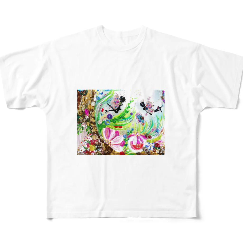 yukie8139の二人の妖精 All-Over Print T-Shirt