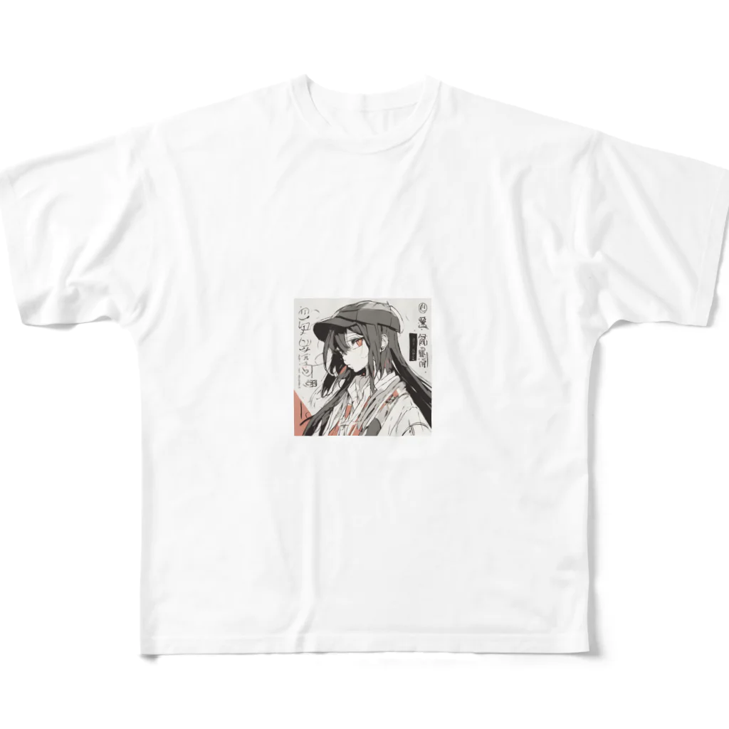 d-design-labの探偵少女 フルグラフィックTシャツ