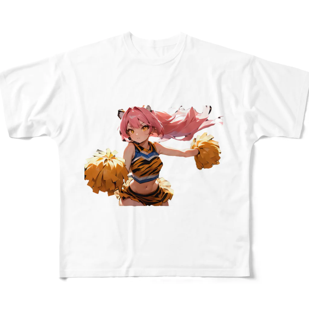 yu_uyふろんてぃあのTORA GIRLS フルグラフィックTシャツ